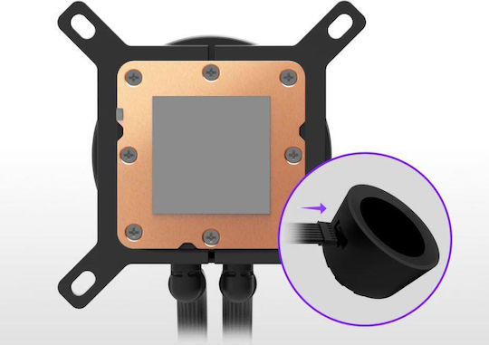 NZXT KRAKEN PLUS 280 V2 v2 Υδρόψυξη AIO CPU με 2 Ανεμιστήρες 120mm
