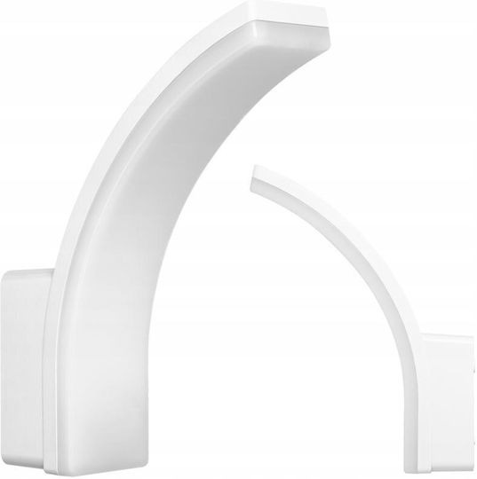 Orno Wall-Mounted Outdoor Light LED IP65 12W with Natural White Light