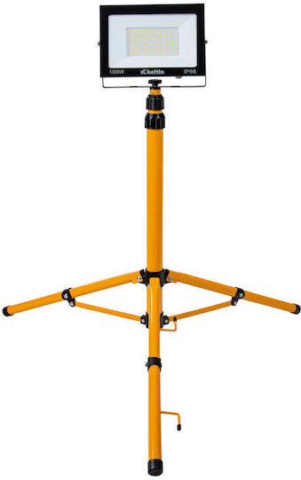 Led Projector 2 X 100 W Telescopic Tripod Construction Cool White 6500 K Keltin K02062