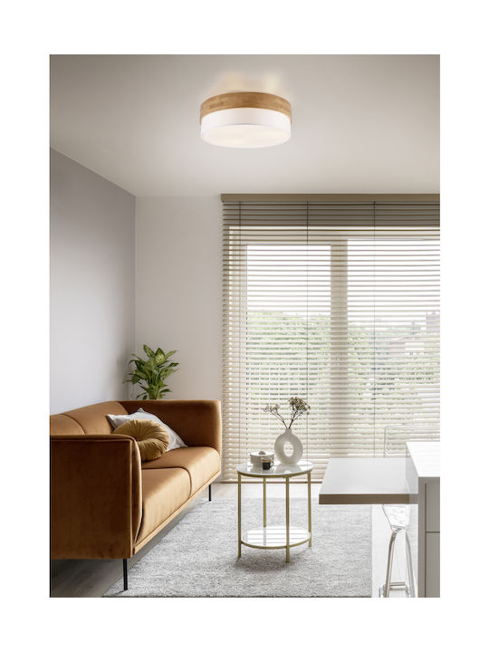 Trio Lighting Seasons Ceiling Mount Light 50cm Brown with Socket E27