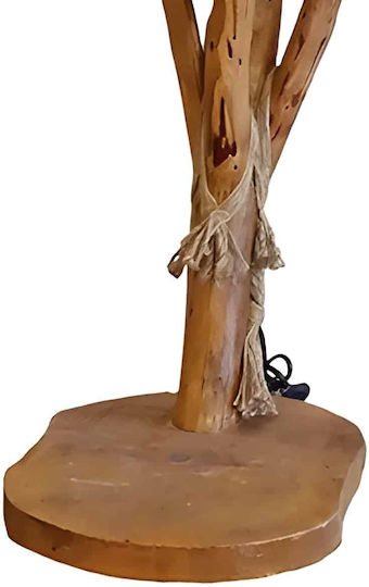 Heronia Stehleuchte H178cm. mit Fassung für Lampe E27 Braun