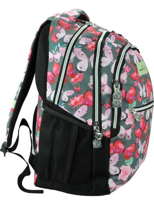 Σακίδιο Πλάτης 3πλο 333-38031 Butterfly Hallmark