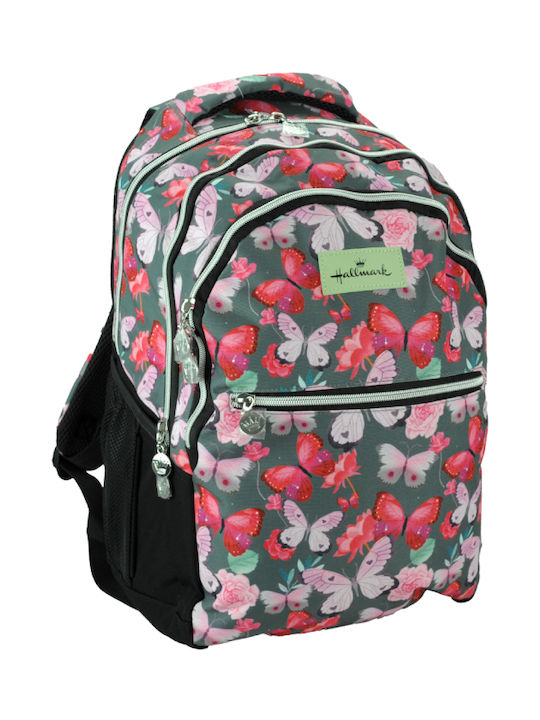 Σακίδιο Πλάτης 3πλο 333-38031 Butterfly Hallmark