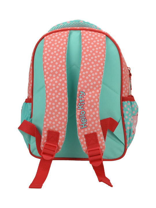 Gim Backpack School Bag Kindergarten with Water Bottle Holder Hello Kitty Sweetheart 24 x 12 x 31cm 2025