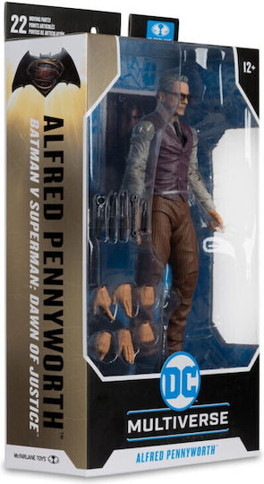 Batman V Superman Dawn Justice Dc Multiverse Action Figure Alfred Pennyworth 18 Cm