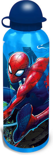 Kids Licensing Παιδικό Παγούρι Spiderman Αλουμινίου 500ml (Διάφορα Σχέδια)