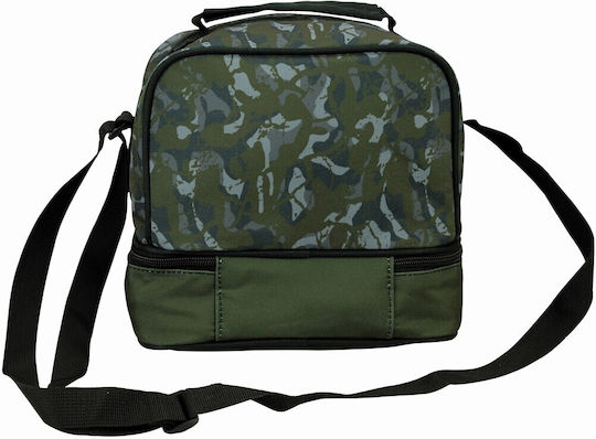 No Fear School Insulated Food Case 4.5lt Green 20 x 15 x 21cm