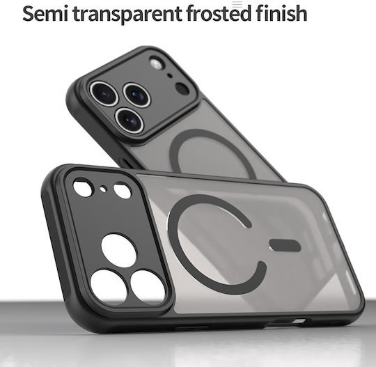Techsuit Umschlag Rückseite Kunststoff Schwarz (iPhone 17 Pro Max)