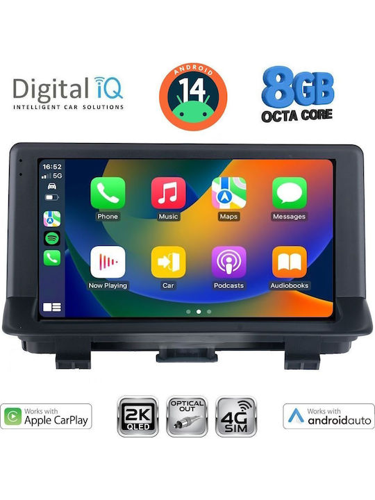 Digital IQ Car Audio System for Audi Q3 2013-2018 (Bluetooth/USB/WiFi/GPS/Apple-Carplay/Android-Auto) with Touch Screen 9"