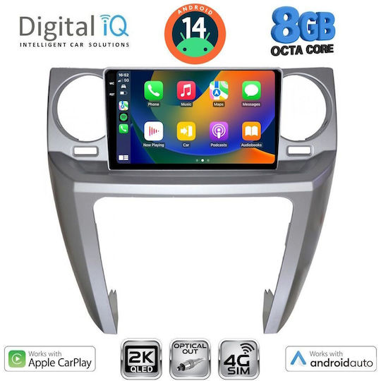 Digital IQ Ηχοσύστημα Αυτοκινήτου για Land Rover Discovery 2004-2009 (Bluetooth/USB/WiFi/GPS/Apple-Carplay/Android-Auto) με Οθόνη Αφής 9"