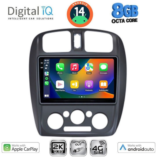 Digital IQ Ηχοσύστημα Αυτοκινήτου για Mazda 323 1998-2004 (Bluetooth/USB/WiFi/GPS/Apple-Carplay/Android-Auto) με Οθόνη Αφής 9"