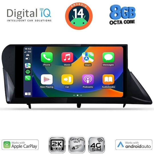 Digital IQ Car Audio System for Lexus RX 2009-2014 (Bluetooth/USB/WiFi/GPS/Apple-Carplay/Android-Auto) with Touch Screen 9"