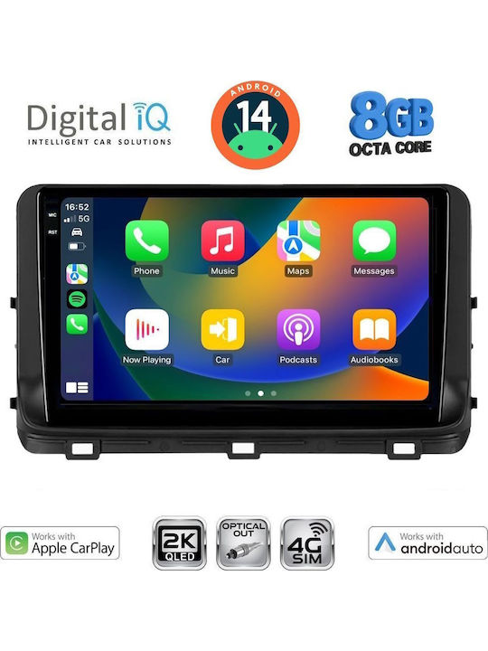 Digital IQ Car Audio System for Kia Ceed / XCeed 2018-2022 (Bluetooth/USB/WiFi/GPS/Apple-Carplay/Android-Auto) with Touch Screen 10"