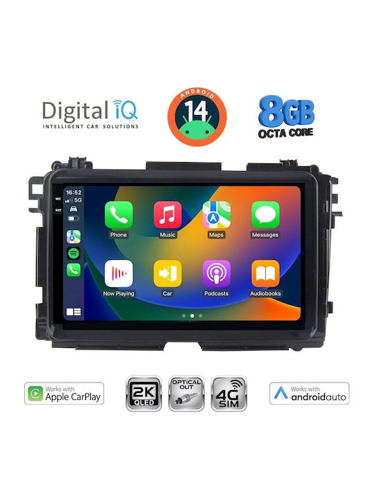 Digital IQ Автомобилна Аудио Система (Блутут/USB/WiFi/GPS/Apple-Carplay/Android-Auto) с Тъчскрийн 9"