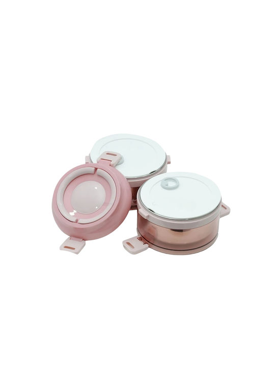 Uncle George Inox Thermo Lunch Box Pink 1600ml