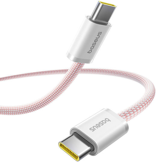 Baseus Dynamisches USB 2.0 Kabel USB-C männlich - USB-C 100W PD Rosa 1m P10381400411-00