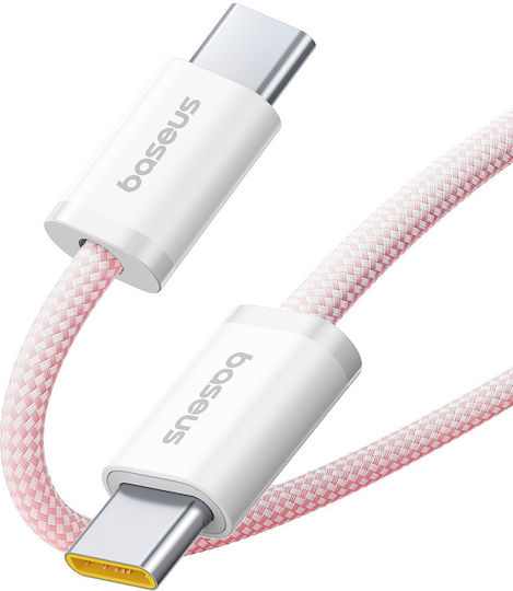 Baseus Dynamisches USB 2.0 Kabel USB-C männlich - USB-C 100W PD Rosa 1m P10381400411-00
