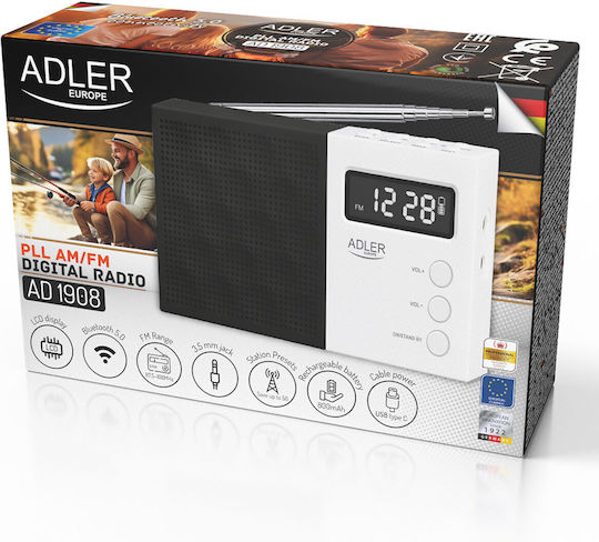 Adler AD 1908 cu Bluetooth și USB Negru