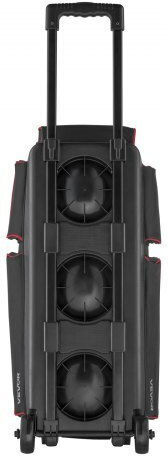 Vevor 3 Ball Bowling Bag Wheels Double Roller Bowling Bag Shoe Compartments