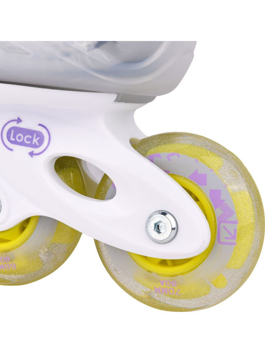 Micro Cosmo Inline Rollers Λευκά Παιδικά