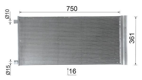 Mahle Car Air Condition Radiator