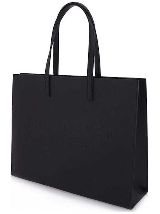 Γυναικεία Τσάντα Shopper Ώμου Μαύρη