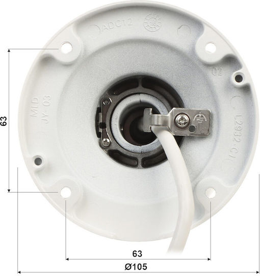 Hikvision DS-2CD2T43G2-4LI2U IP Surveillance Camera Full HD+ 4MP Waterproof with Microphone and Lens 2.8mm
