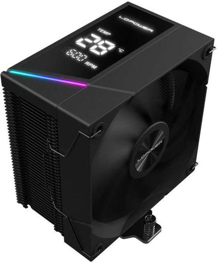 LC-Power LC-CC-120-DB6 CPU Cooling Fan for AM4/AM5/1200/115x/1700 Socket