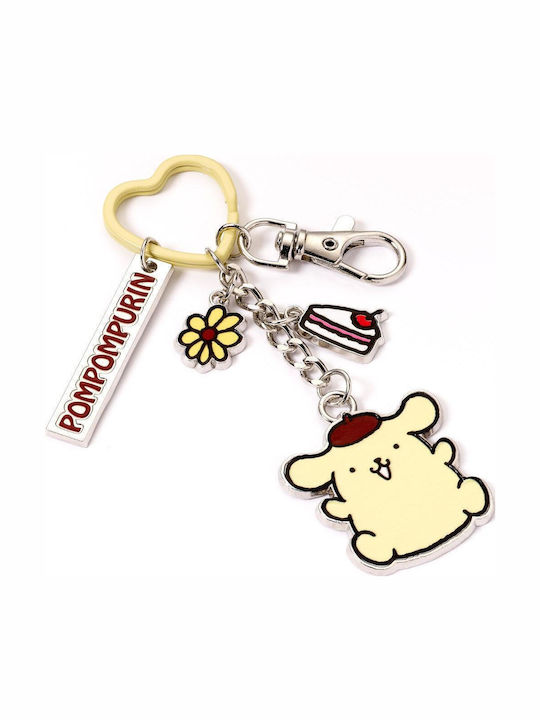 Hello Kitty Pompompurin Keychain Charms