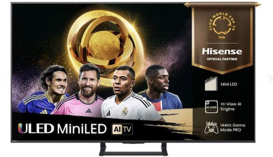 Hisense Smart Τηλεόραση 55" 4K UHD Mini LED E8Q HDR (2025) 55E8Q