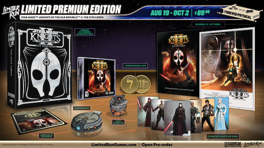 Star Wars Knights Of The Old Republic II - The Sit Limited Run Edition PC Game