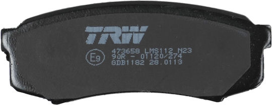 Trw Brake Pad Set Disc Brake Gdb1182