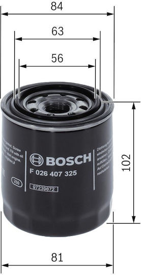 Bosch Филтър За Масло F 026 407 325