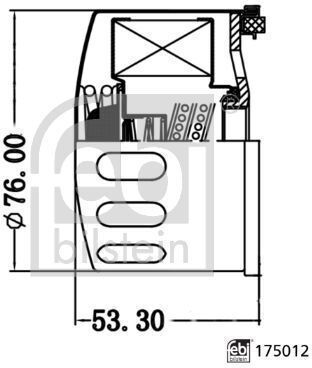 Ölfilter Febi Bilstein 175012