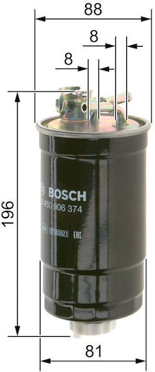 Bosch Fuel Filter 0 450 906 374