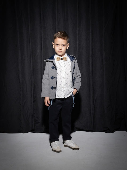Kids' Set with Pants & Outerwear Winter 5pcs Blue