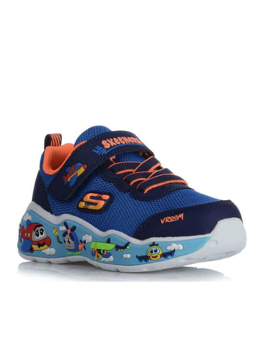 Παιδικά Sneakers με Σκρατς Μπλε