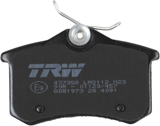 Trw Gdb1973 Brake Pad Set Disc Brake