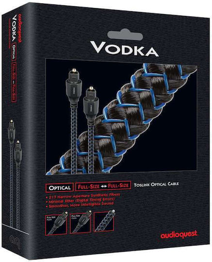 Audioquest Vodka Optical Audio Cable TOS male - TOS male Μαύρο 5m