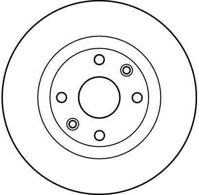 Trw Brake Disc Df2586