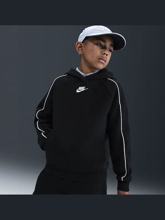 Set Trening Pentru Copii Negru 2 Bucăți Sportswear Club