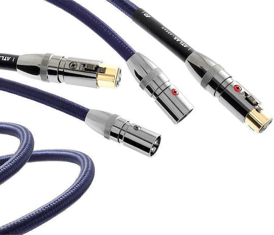 Atlas Cables XLR male to XLR female 1m Cable