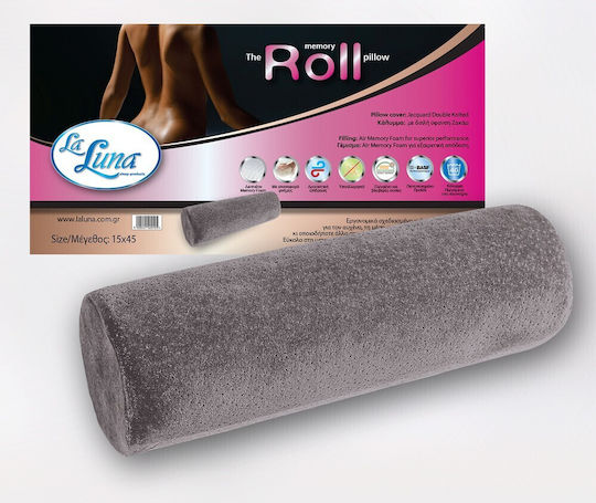 La Luna Roll Kopfkissen Memory-Schaum Anatomisch 15x45cm