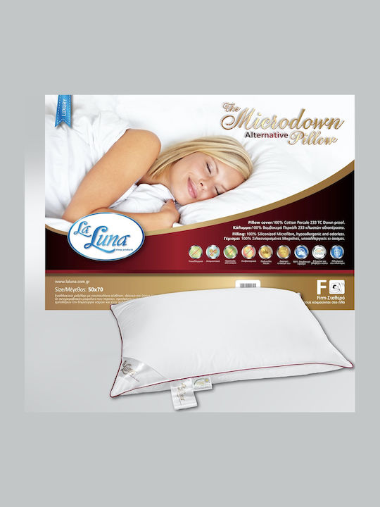 La Luna Microdown Alternative Silicone Bed Pillow 50x70cm