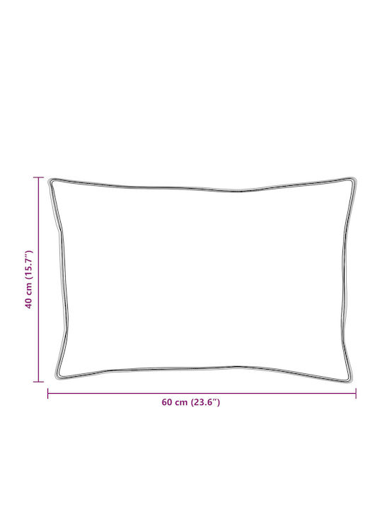 vidaXL Bamboo Μαξιλάρι Ύπνου Polyester 40x60cm
