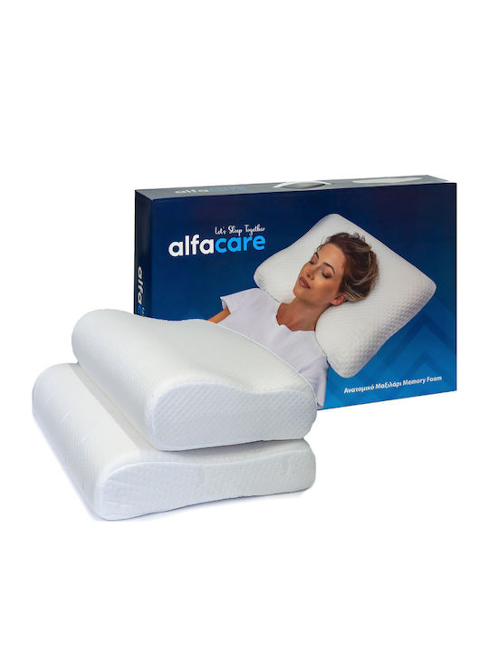 Alfa Care Comfort Bed Pillow Memory Foam Anatomic 30x60x10cm