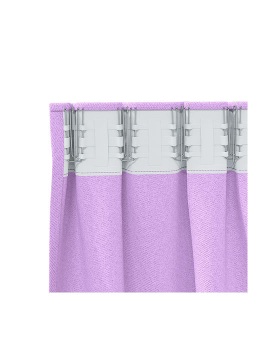 vidaXL vidaXL Vorhänge Fenster mit Bleistiftfalten Lila 140x225cm
