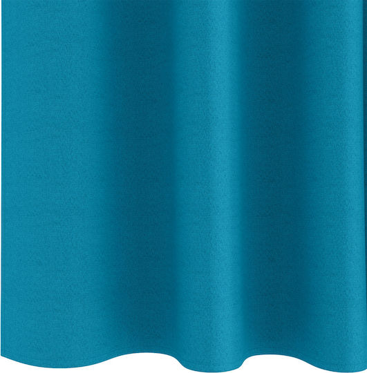 vidaXL Set Perdele Cu Coafură Turcoaz 140x260 cm