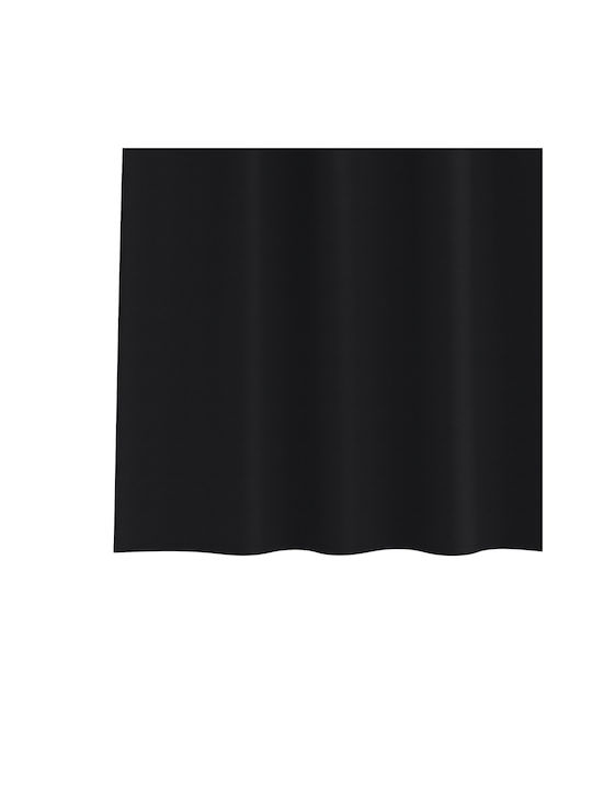 vidaXL Set Perdele Cu Bretele Negre 140x260cm