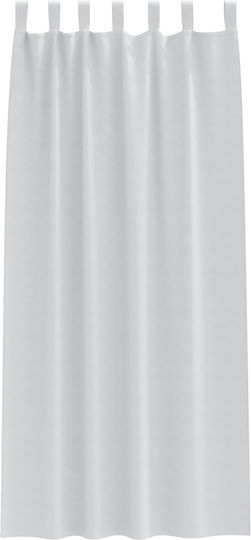 vidaXL Σετ Κουρτίνες με Τιράντες Γκρι 140x245εκ.